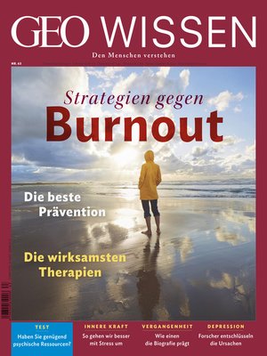 cover image of GEO Wissen 63/2019--Strategien gegen Burnout